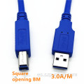 USB3.0 Cable de impresora masculina macho a B